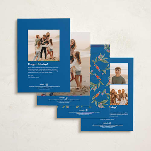This is a azure met with foil pressed by Jackie Crawford called belles heures printing on recycled smooth signature in standard