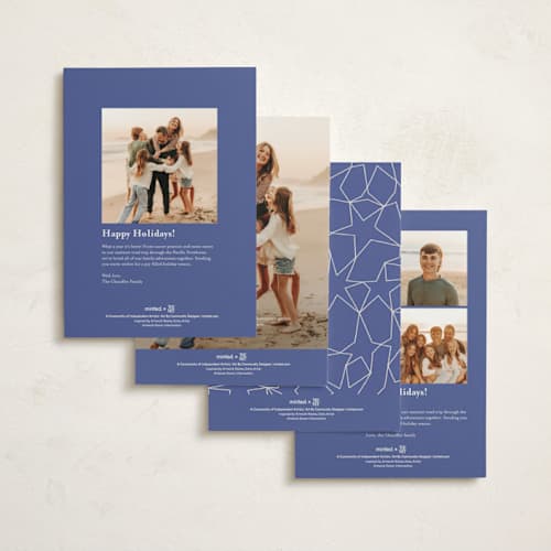 This is a azure met with foil pressed by Morgan Ramberg called a starlit journey printing on signature in standard
