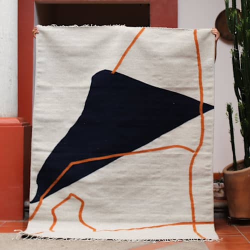 This is a multicolor rugs by Matiz called cuidad de oaxaca rug 5'x7' in standard