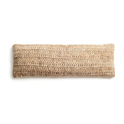 This is a brown throw pillows by Anjali Purohit called cider large lumbar pillow in standard