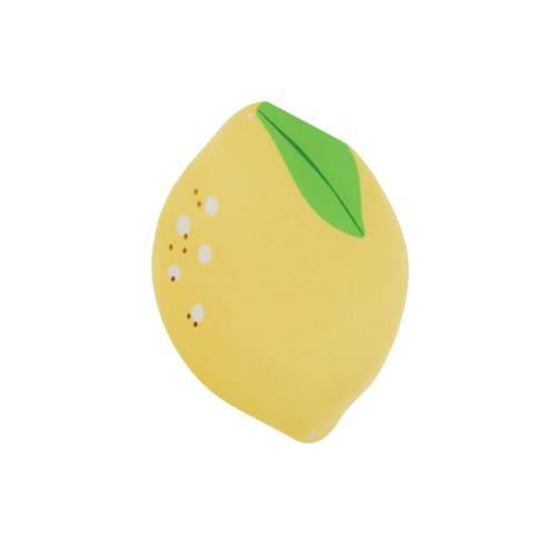 This is a yellow decorative paper napkins by Jollity and Co called le dinner lemon cocktail napkins - set of 20 in standard