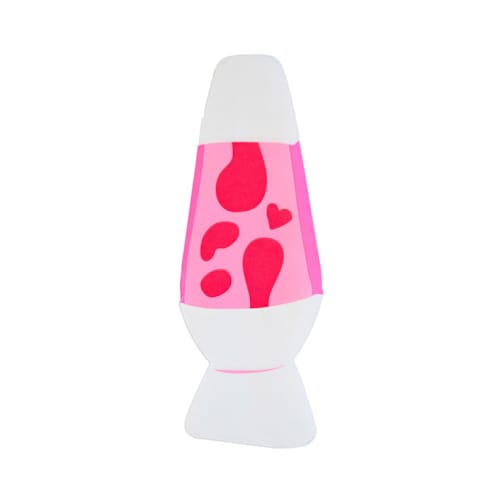 This is a pink decorative paper napkins by Jollity and Co called y2k lava lamp guest napkins - pack of 16 in standard