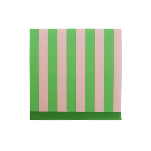This is a multicolor decorative paper napkins by Jollity and Co called camp bachelorette stripe cocktail napkins - set of 20 in standard