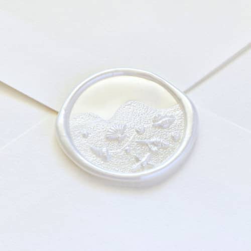This is a multicolor wax seals by Inkspiringletters called by the sea- customizable color- hand-crafted wax seals- set of 25 in standard