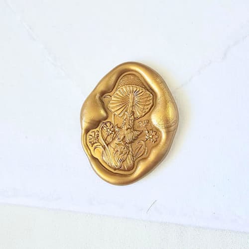This is a multicolor wax seals by Inkspiringletters called enchanted forest- customizable color- set of 25 hand-crafted wax seals in standard