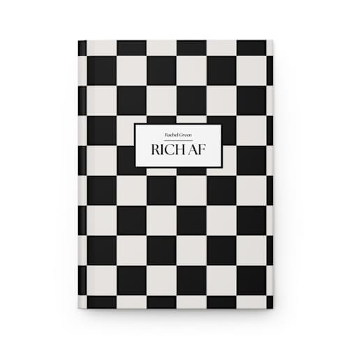 This is a multicolorassorted-colors journals by X Femme d Affaires called rich af personalized journal in standard