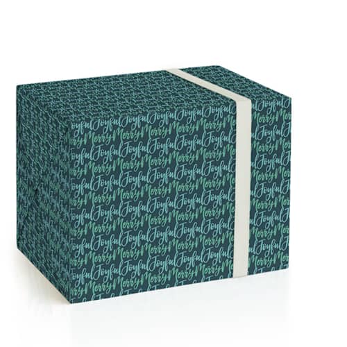 This is a spruce wrapping paper by raven erebus called blue merry in standard