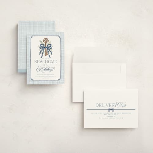 This is a powder holiday photo cards with standard by Erin L. Wilson called roland park printing on signature in grand
