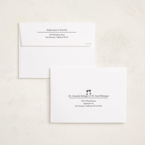 This is a silk holiday photo cards with standard by Wonderfitz called new minimal year printing on recycled smooth signature in grand