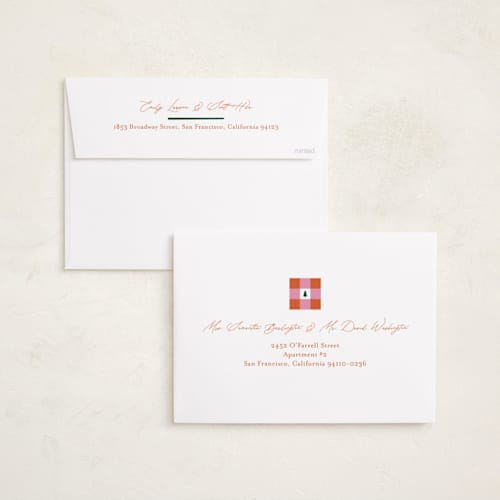 This is a gumdrop holiday photo cards with standard by Carrie ONeal called grandmas dishes printing on recycled smooth signature in grand