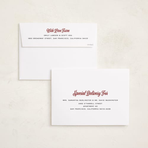 This is a eggnog holiday photo cards with standard by Amy Payne called holiday mailer printing on signature in grand