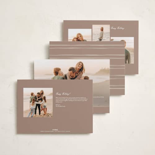 This is a eggnog holiday photo cards with standard by Adelyn T. called cory printing on signature in grand