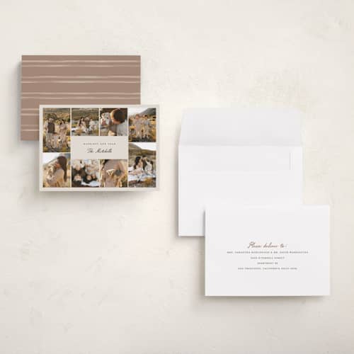 This is a eggnog holiday photo cards with standard by Adelyn T. called cory printing on signature in grand