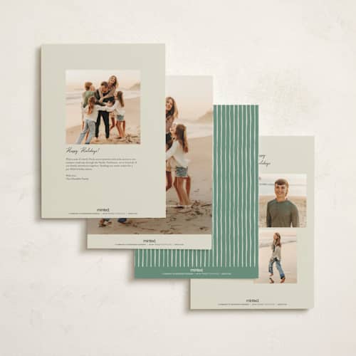 This is a spruce holiday photo cards with standard by Stacey Meacham called christmasy printing on signature in grand