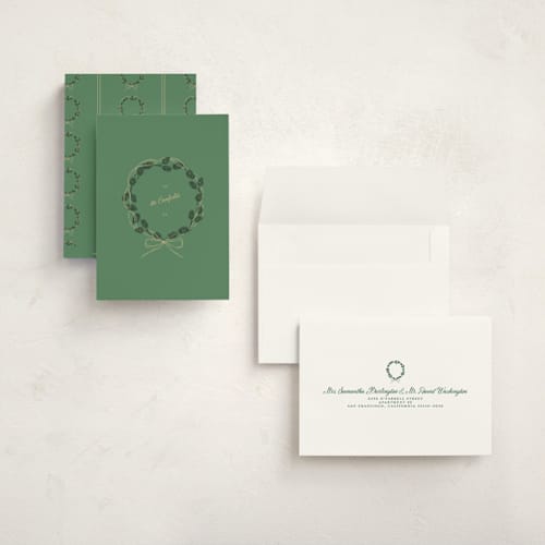This is a pine holiday photo cards with standard by Jen Ramsey called holiday pinecones printing on signature in grand