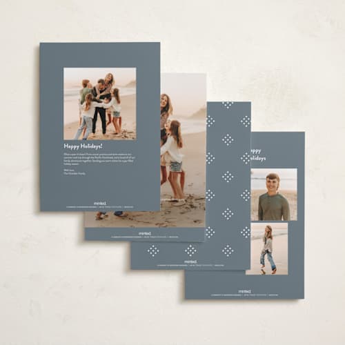 This is a cloud holiday photo cards with standard by Nicole Walsh called quintet printing on signature in grand