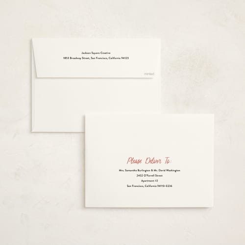 This is a berry holiday photo cards with standard by Louise Kay called raising the bar printing on signature in grand