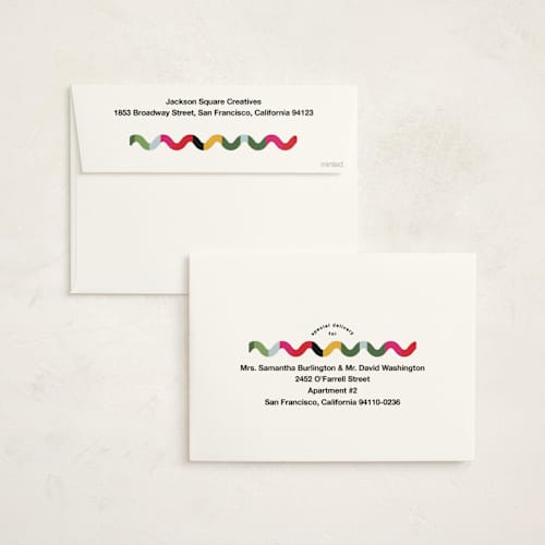 This is a confetti holiday photo cards with standard by Owl and Toad called ever so printing on signature in grand