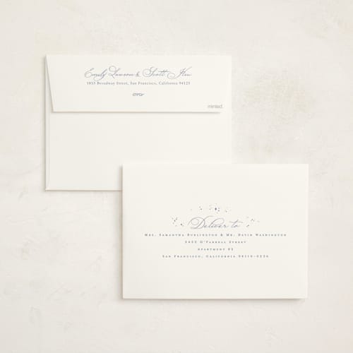 This is a linen holiday photo cards with standard by Robert and Stella called tiny nativity printing on signature in grand