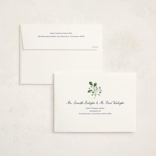 This is a frost holiday photo cards with standard by Sarah Knight called sophia printing on signature in grand