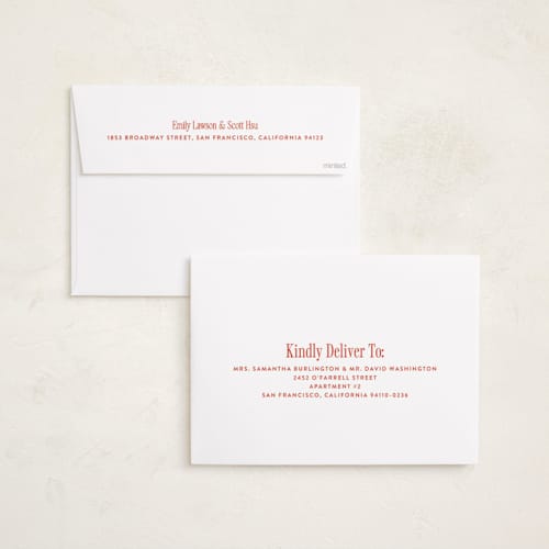 This is a cherry holiday photo cards with standard by Carolyn Nicks called belly laugh printing on signature in grand