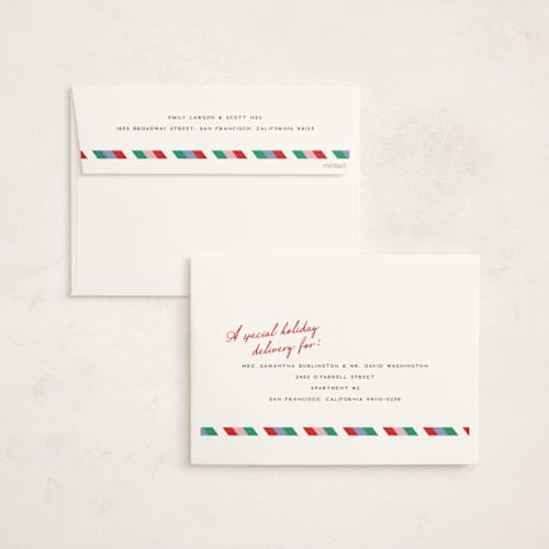This is a ornament holiday photo cards with standard by Pixel and Hank called new holiday home printing on signature in grand