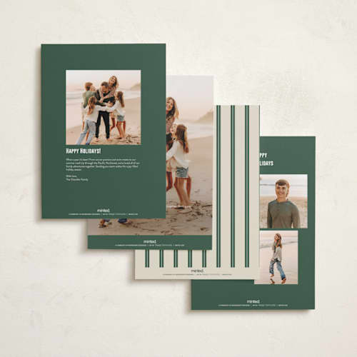 This is a forest holiday photo cards with standard by Ana de Sousa called contemporary new home printing on signature in grand