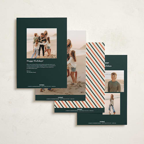 This is a cider holiday photo cards with standard by THE SOCIAL TYPE WHOLESALE called stamped new year printing on signature in grand