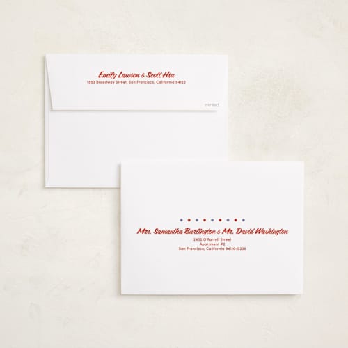 This is a rosy holiday photo cards with standard by Inkblot Design called holiday throwback printing on signature in grand