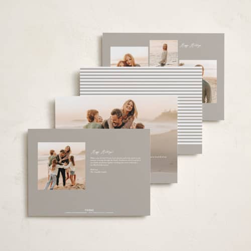 This is a snow holiday photo cards with standard by Angela Thompson called holiday gallery printing on signature in grand