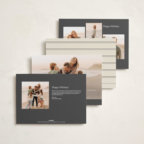This is a ash holiday photo cards with standard by Ellen Schlegelmilch called nautical printing on signature in grand