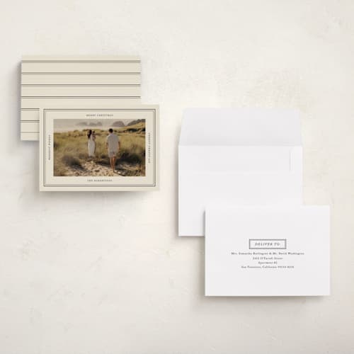 This is a ash holiday photo cards with standard by Ellen Schlegelmilch called nautical printing on signature in grand