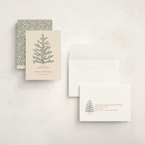 This is a eggnog holiday photo cards with standard by Amy Kross called moher printing on signature in grand