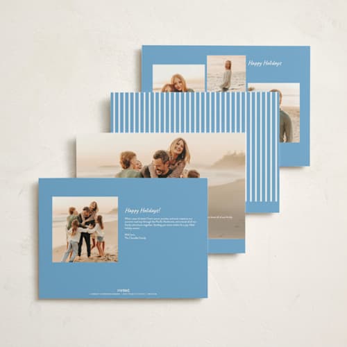 This is a sky holiday photo cards with standard by Erika Firm called california doves printing on signature in grand