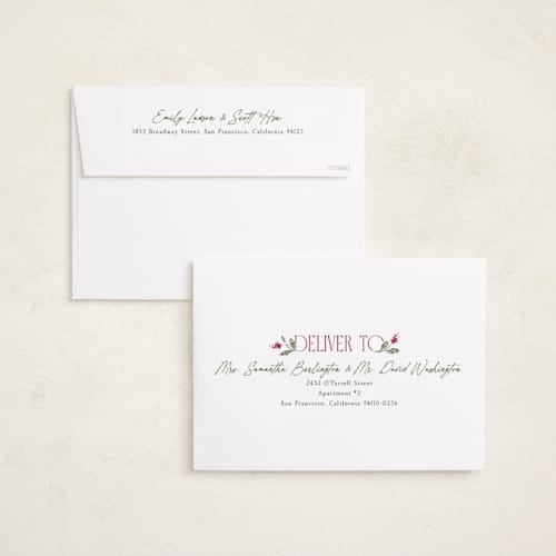 This is a snow holiday photo cards with standard by Robert and Stella called little moments of joy printing on recycled smooth signature in grand
