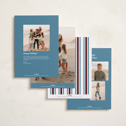 This is a snow holiday photo cards with standard by Ashlee Townsend called light study printing on signature in grand