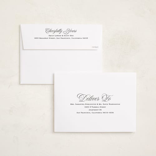 This is a snow holiday photo cards with standard by Owl and Toad called four cheers printing on recycled smooth signature in grand