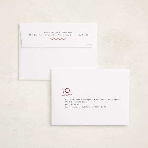 This is a candy cane holiday photo cards with standard by Everett Paper Goods called fun redux printing on recycled smooth signature in grand