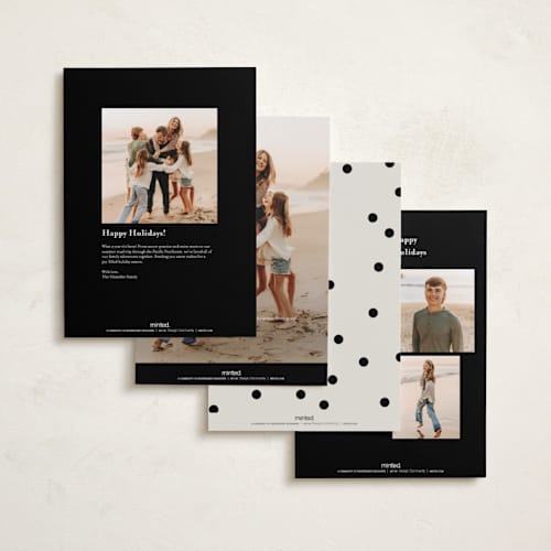 This is a crêpe holiday photo cards with standard by Olivia Williams called best year printing on recycled smooth signature in grand