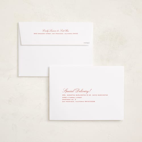 This is a candy cane holiday photo cards with standard by Alexandra Cohn called tiled printing on signature in grand