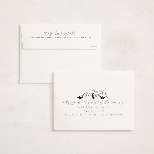 This is a midnight holiday photo cards with standard by Eve Schultz called tapestry printing on signature in grand
