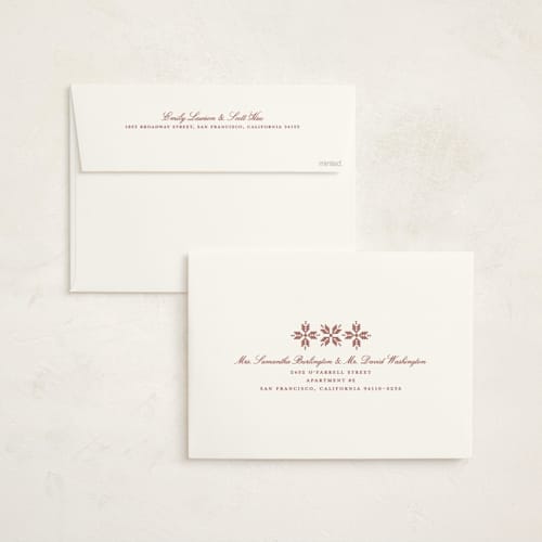 This is a poinsettia holiday photo cards with standard by Kelly Watkins called coziest christmas printing on signature in grand