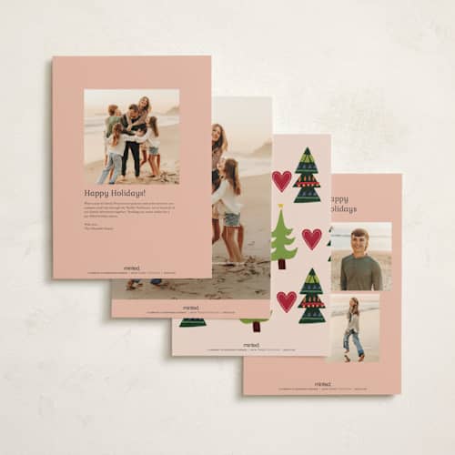 This is a gumdrop holiday photo cards with standard by Michelle Harrick called nordic christmas printing on signature in grand