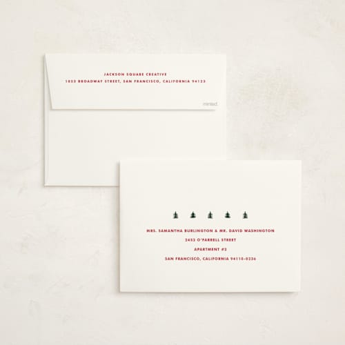 This is a almond holiday photo cards with standard by Baumbirdy called poster tree printing on signature in grand