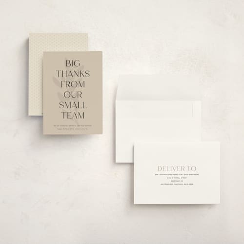 This is a pudding holiday photo cards with standard by Sara Hicks Malone called botanical big thanks printing on signature in grand
