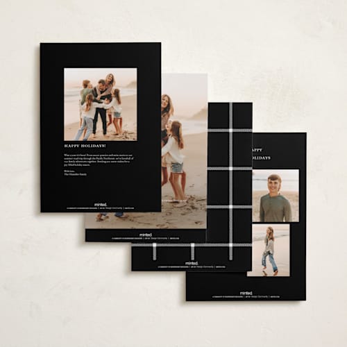 This is a veil holiday photo cards with standard by Pink House Press called mr. and mrs. printing on recycled smooth signature in grand