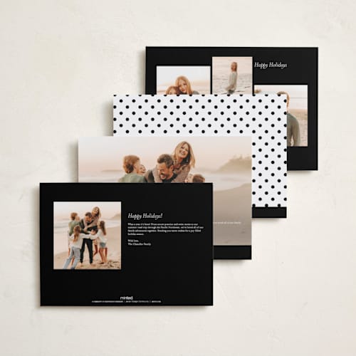 This is a snow holiday photo cards with standard by AK Graphics called double printing on signature in grand