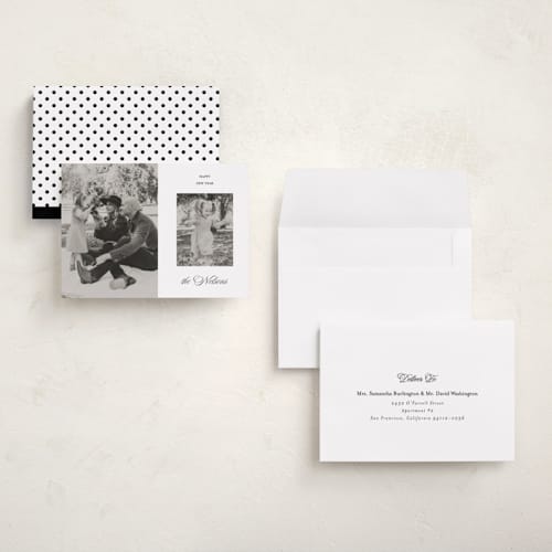 This is a snow holiday photo cards with standard by AK Graphics called double printing on signature in grand