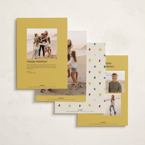 This is a eggnog holiday photo cards with standard by Amy Kross called ernestine printing on signature in grand