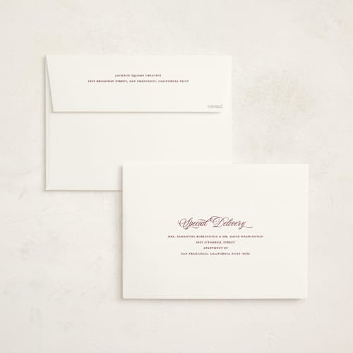 This is a stocking holiday photo cards with standard by Jenna Holcomb called fireplace printing on signature in grand